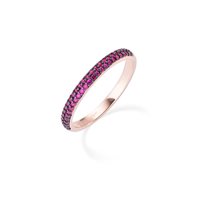 Ring Amen Woman Rainbow in Silver Zirconia RPARR-14 - RPARR-12